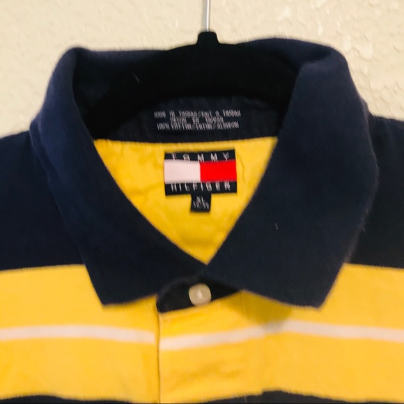 Vintage Tommy Hilfiger polo long sleeve striped - Picture 3 of 7
